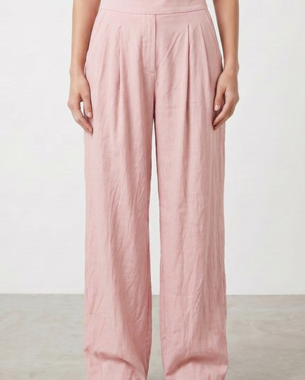 LELIS51 Silky – Flat Front Waist Pants