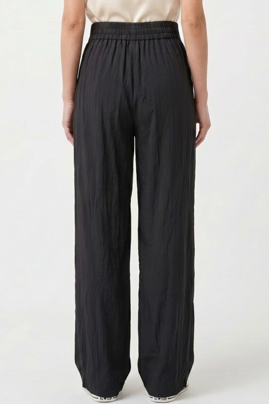 LELIS51X Plus Size Silky – Flat Front Waist Pants
