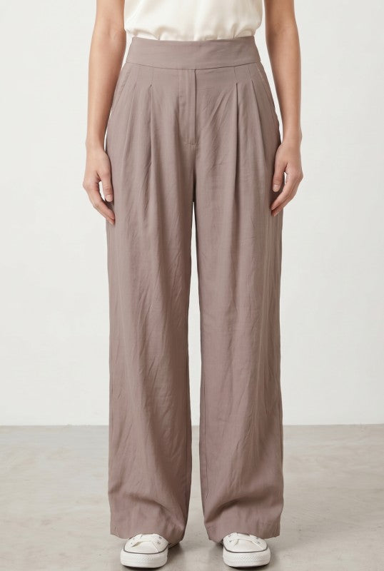 LELIS51 Silky – Flat Front Waist Pants