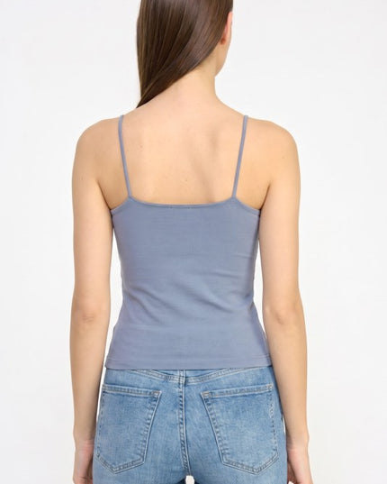 Halter Tank Top – Fitted Stretch Casual Style