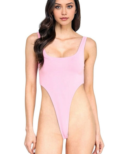 BST27 High-Cut Thong Bodysuit – Sculpt Fit Seamless Style