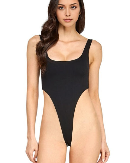 High-Cut Thong Bodysuit – Sculpt Fit Seamless Style
