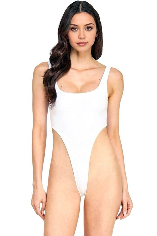 High-Cut Thong Bodysuit – Sculpt Fit Seamless Style