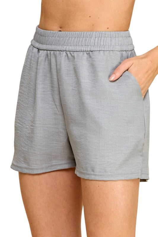 LELIS-01S Lelisi Woven Shorts – High Waist Relaxed Fit