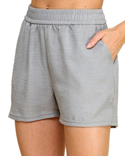 LELIS-01S Lelisi Woven Shorts – High Waist Relaxed Fit
