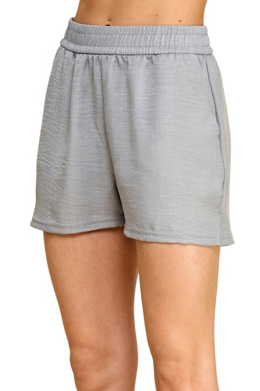 LELIS-01S Lelisi Woven Shorts – High Waist Relaxed Fit