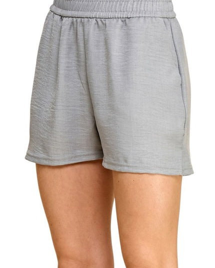 LELIS-01S Lelisi Woven Shorts – High Waist Relaxed Fit