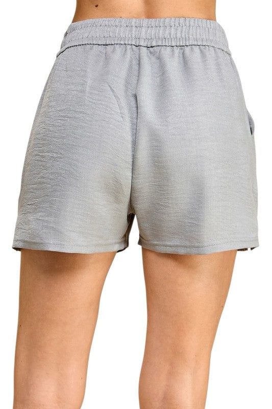 LELIS-01S Lelisi Woven Shorts – High Waist Relaxed Fit