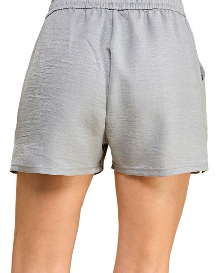 LELIS-01S Lelisi Woven Shorts – High Waist Relaxed Fit