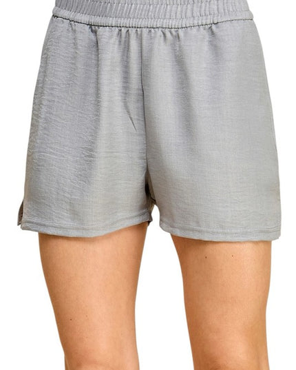 LELIS-01S Lelisi Woven Shorts – High Waist Relaxed Fit
