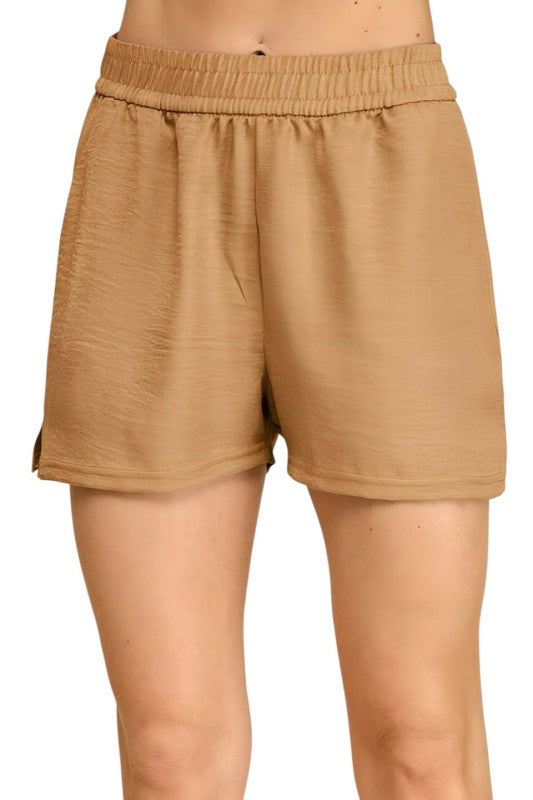 LELIS-01S Lelisi Woven Shorts – High Waist Relaxed Fit