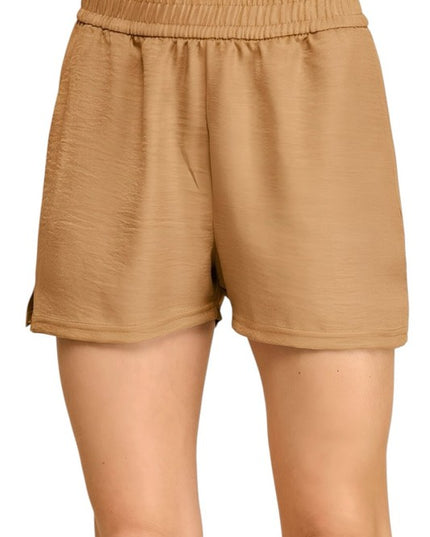 LELIS-01S Lelisi Woven Shorts – High Waist Relaxed Fit
