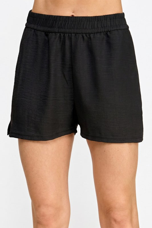 LELIS-01S Lelisi Woven Shorts – High Waist Relaxed Fit