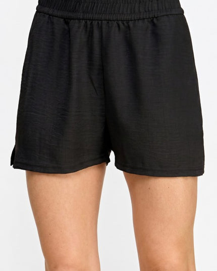 LELIS-01S Lelisi Woven Shorts – High Waist Relaxed Fit