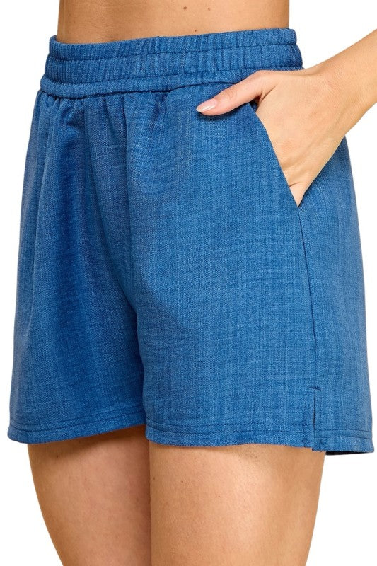 LELIS-01S Lelisi Woven Shorts – High Waist Relaxed Fit
