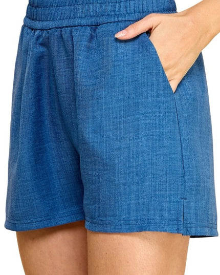 LELIS-01S Lelisi Woven Shorts – High Waist Relaxed Fit