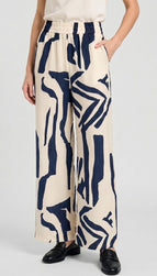 NAVY/IVORY
