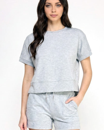 Air Scuba Set – Sweatshirt & Drawstring Shorts Fit