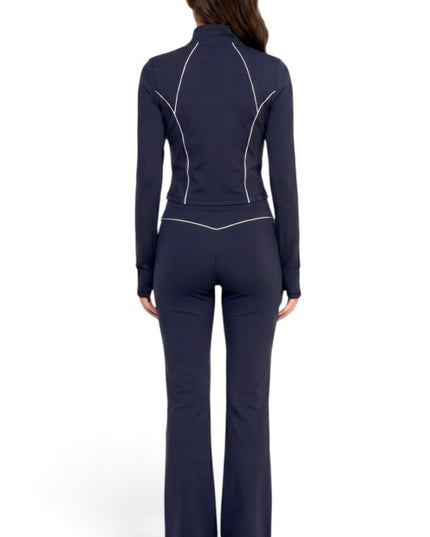 NX501SET Yoga Flare Pants Set – Contrast Jacket Active Style