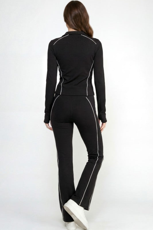 Solid Yoga Jacket Set – Sculpt Fit Activewear