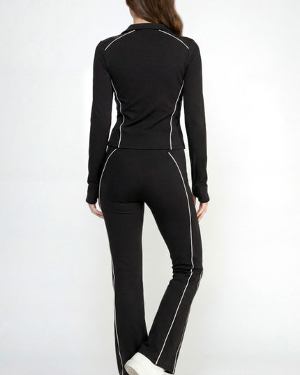 Solid Yoga Jacket Set – Sculpt Fit Activewear