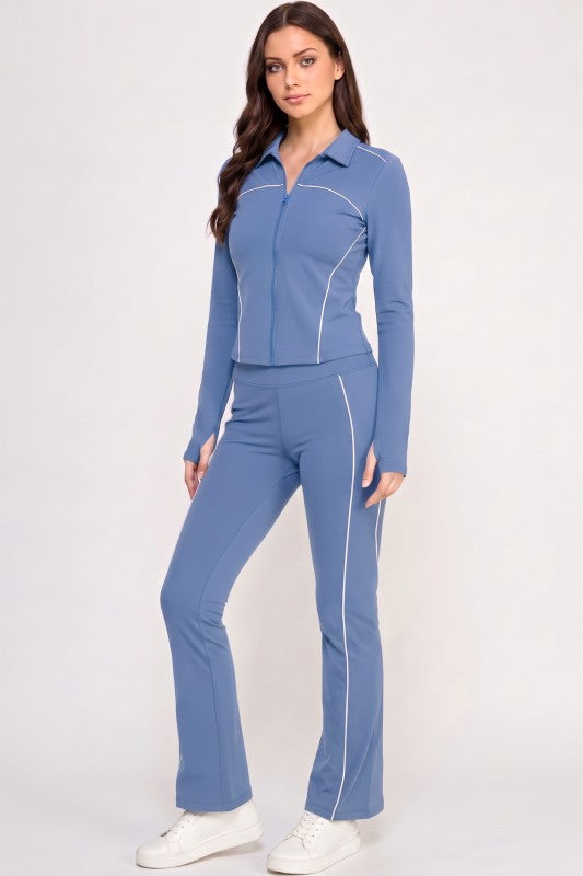 Solid Yoga Jacket Set – Sculpt Fit Activewear