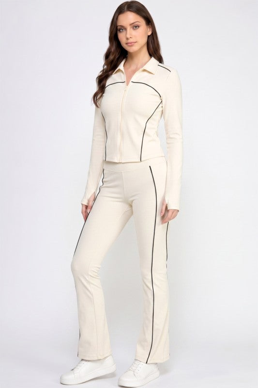 Solid Yoga Jacket Set – Sculpt Fit Activewear