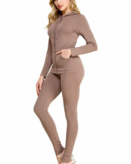 Zip Up Hoodie Set – Streetwear Lounge Style