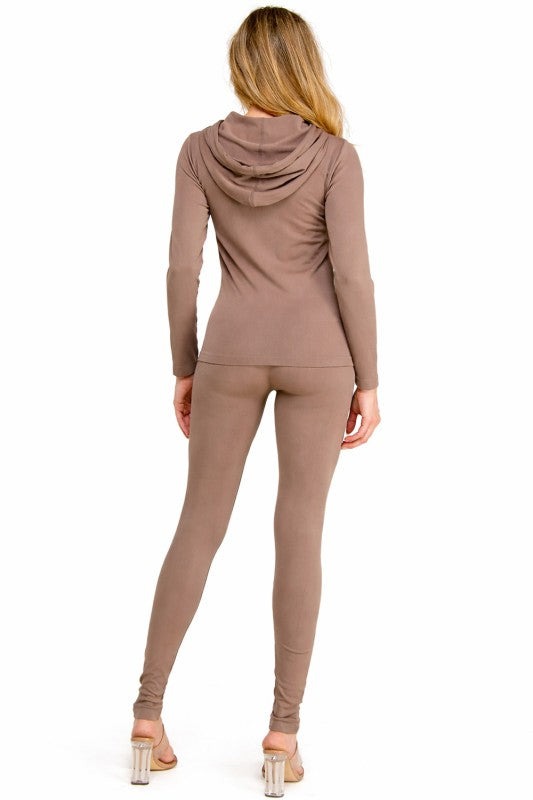 Zip Up Hoodie Set – Streetwear Lounge Style