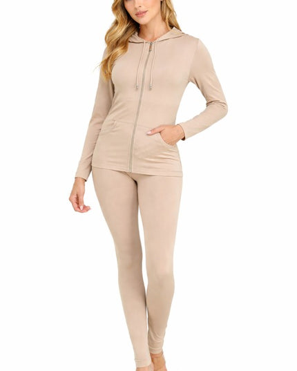 Zip Up Hoodie Set – Streetwear Lounge Style