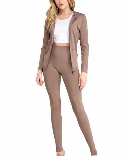 Zip Up Hoodie Set – Streetwear Lounge Style