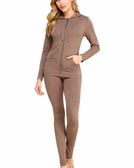 Zip Up Hoodie Set – Streetwear Lounge Style