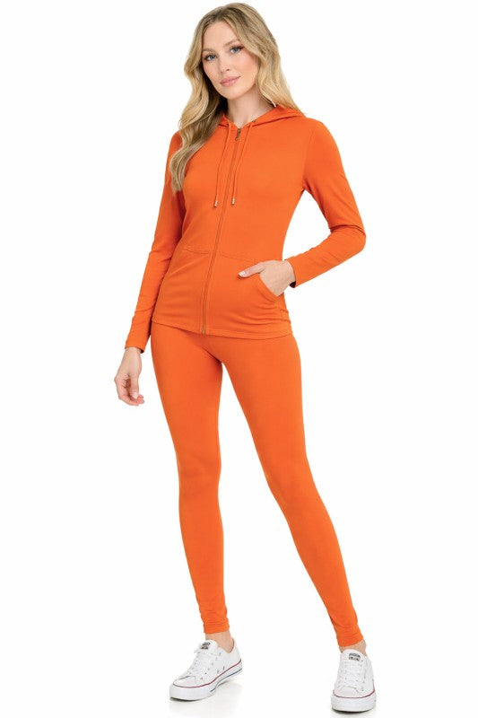 Zip Up Hoodie Set – Streetwear Lounge Style