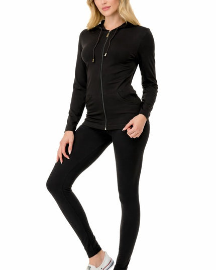 Zip Up Hoodie Set – Streetwear Lounge Style