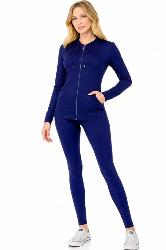 Zip Up Hoodie Set – Streetwear Lounge Style