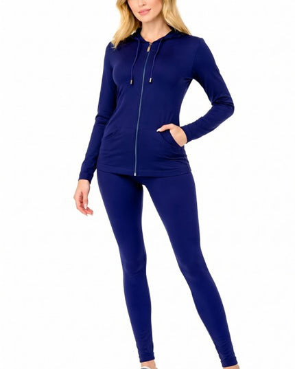 Zip Up Hoodie Set – Streetwear Lounge Style