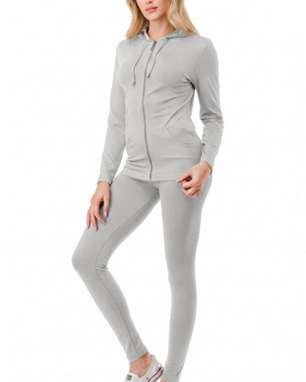 Zip Up Hoodie Set – Streetwear Lounge Style