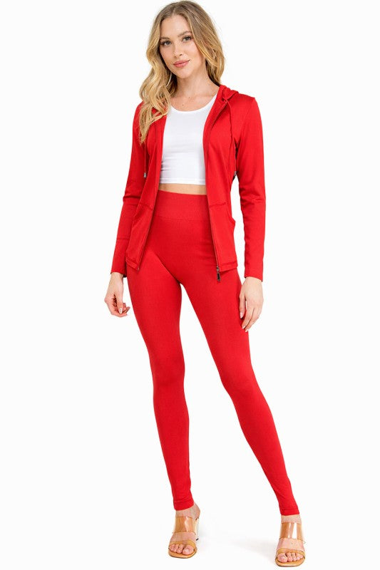 Zip Up Hoodie Set – Streetwear Lounge Style