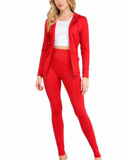 Zip Up Hoodie Set – Streetwear Lounge Style