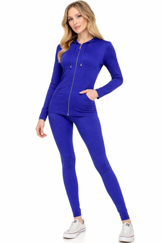 Zip Up Hoodie Set – Streetwear Lounge Style