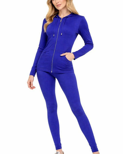 Zip Up Hoodie Set – Streetwear Lounge Style