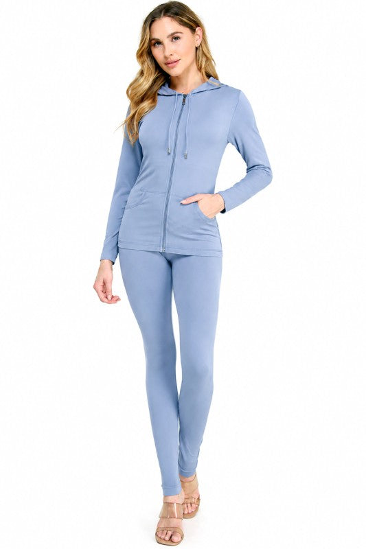 Zip Up Hoodie Set – Streetwear Lounge Style