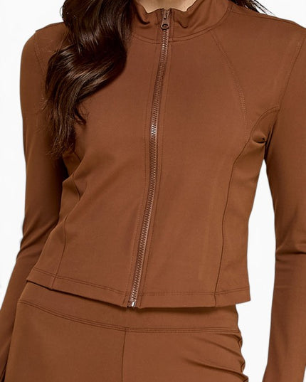 NX701-SET Yoga Zip-Up Jacket & Bell Bottom Set