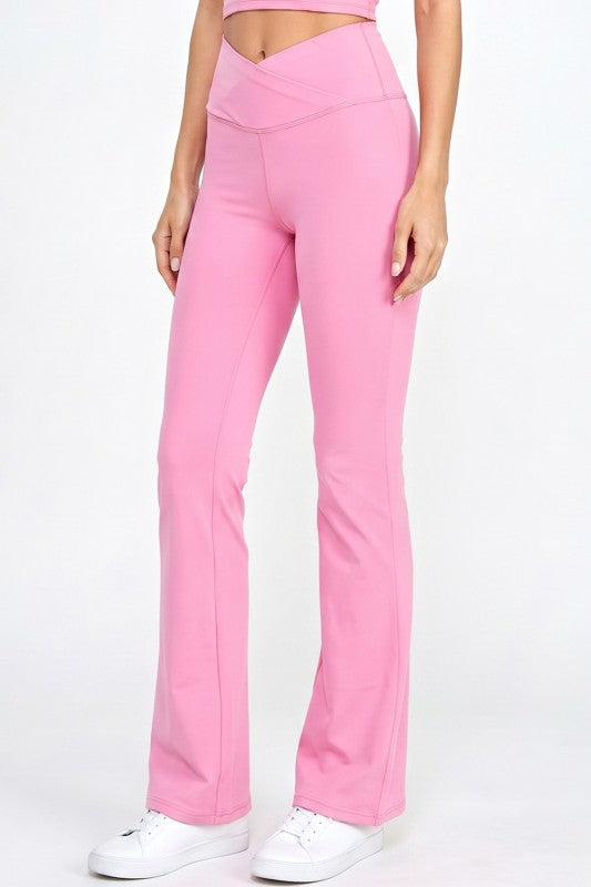 LG24 Workout Flare Pants – High Waist Sculpt Style