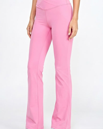 Workout Flare Pants – High Waist Sculpt Style