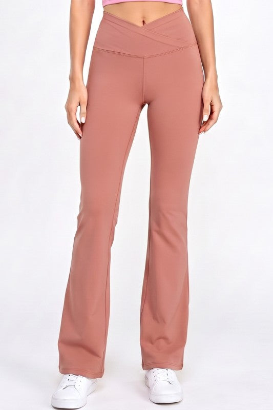 LG24 Workout Flare Pants – High Waist Sculpt Style