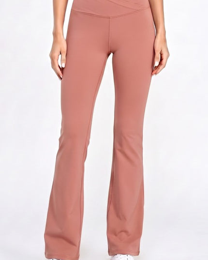 Workout Flare Pants – High Waist Sculpt Style