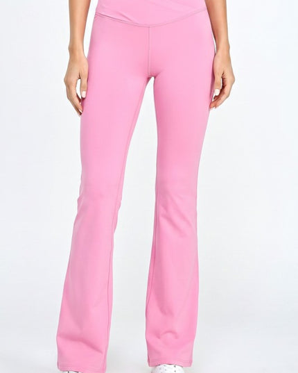 Workout Flare Pants – High Waist Sculpt Style