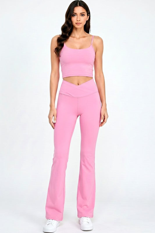LG24 Workout Flare Pants – High Waist Sculpt Style