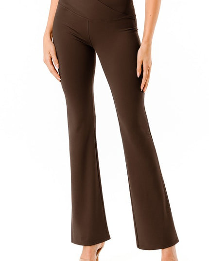 Workout Flare Pants – High Waist Sculpt Style